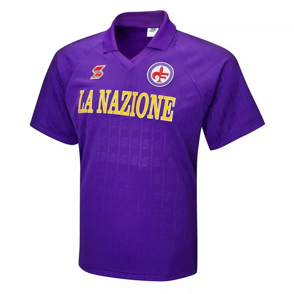 Camiseta Fiorentina Replica Primera Ropa Retro 1989 1991 Purpura